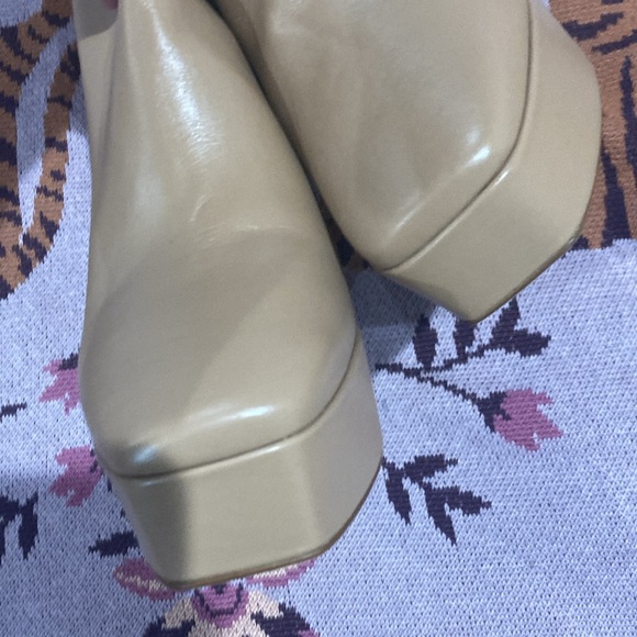 Zara Leather platform Heleed Ankle booties leather - Picture 7 of 8